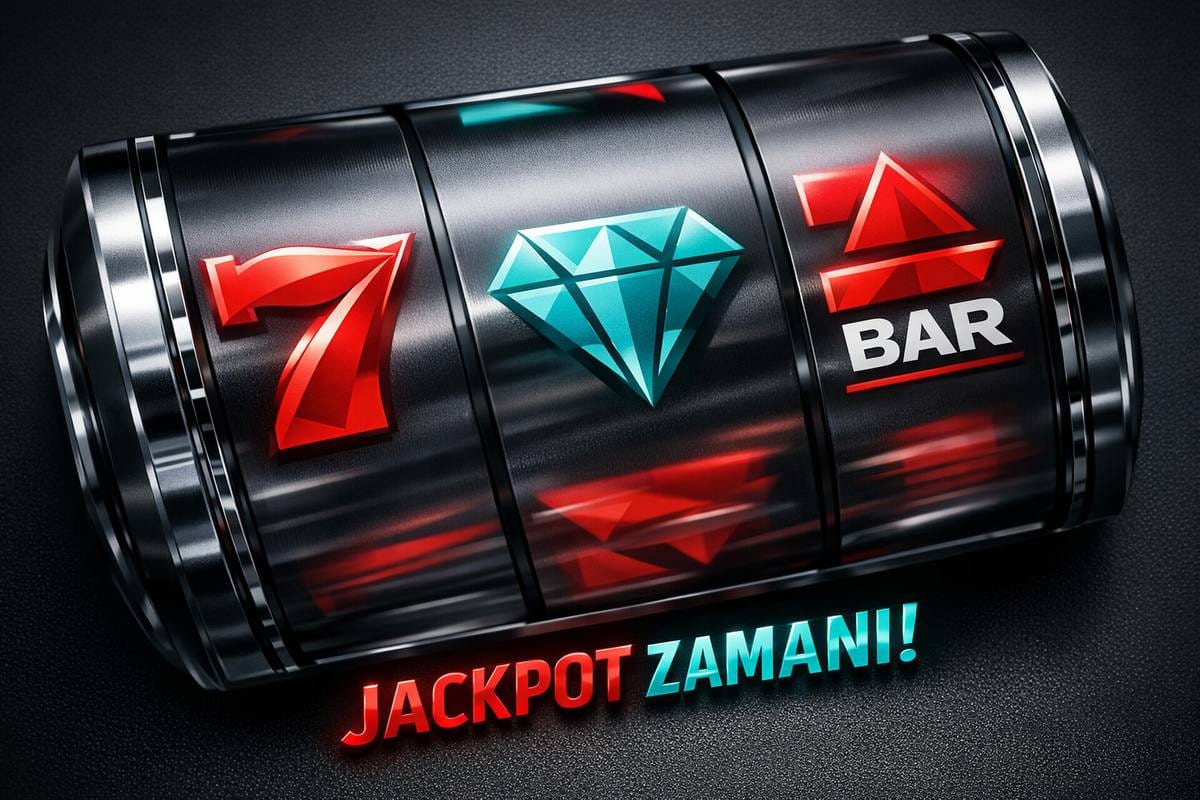 Pin Up Casino %120 hoş geldin bonusu ve jackpot slot sembolleri görseli